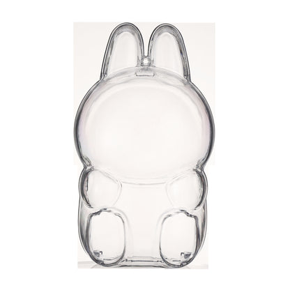 [High Quality] Sitting Party Transparent Protective Case Labubu Cover Wholesale Pendant Bubble Mart