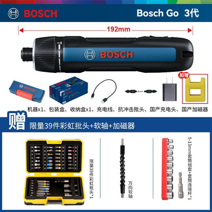 Bosch Electric Screwdriver Mini Rechargeable Driver Bosch Go2 Generation Household 3.6v Doctor Electric Screwdriver