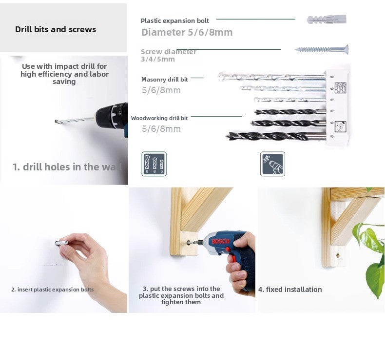 Bosch Multifunctional Household Repair Hardware Tool Set Electrician Carpenter Multifunctional Special Repair 108-Piece Set