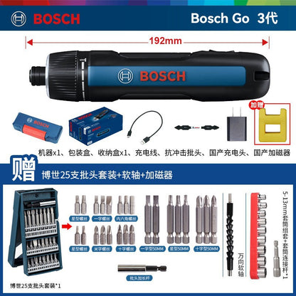 Bosch Electric Screwdriver Mini Rechargeable Driver Bosch Go2 Generation Household 3.6v Doctor Electric Screwdriver