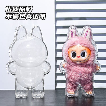 Third Generation Protective Case Transparent Vinyl Bubble Mart Dust Cover Front High Energy Figure Protective Shell Front High Energy