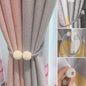 Curtain Tiebacks Pearl Magnetic Buckle Curtain Buckle No-Drill Hanging Ball Tie Strap Sheer Curtain Storage Binding Strap Nozzle