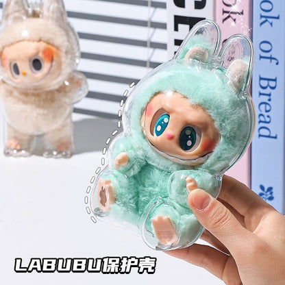 Third Generation Protective Case Transparent Vinyl Bubble Mart Dust Cover Front High Energy Figure Protective Shell Front High Energy