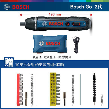 Bosch Electric Screwdriver Mini Rechargeable Driver Bosch Go2 Generation Household 3.6v Doctor Electric Screwdriver