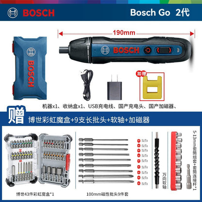 Bosch Electric Screwdriver Mini Rechargeable Driver Bosch Go2 Generation Household 3.6v Doctor Electric Screwdriver