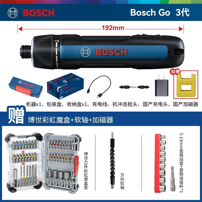 Bosch Electric Screwdriver Mini Rechargeable Driver Bosch Go2 Generation Household 3.6v Doctor Electric Screwdriver