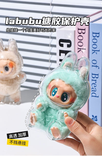 Third Generation Protective Case Transparent Vinyl Bubble Mart Dust Cover Front High Energy Figure Protective Shell Front High Energy
