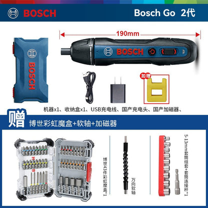 Bosch Electric Screwdriver Mini Rechargeable Driver Bosch Go2 Generation Household 3.6v Doctor Electric Screwdriver