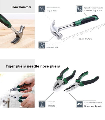 Bosch Multifunctional Household Repair Hardware Tool Set Electrician Carpenter Multifunctional Special Repair 108-Piece Set