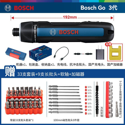 Bosch Electric Screwdriver Mini Rechargeable Driver Bosch Go2 Generation Household 3.6v Doctor Electric Screwdriver