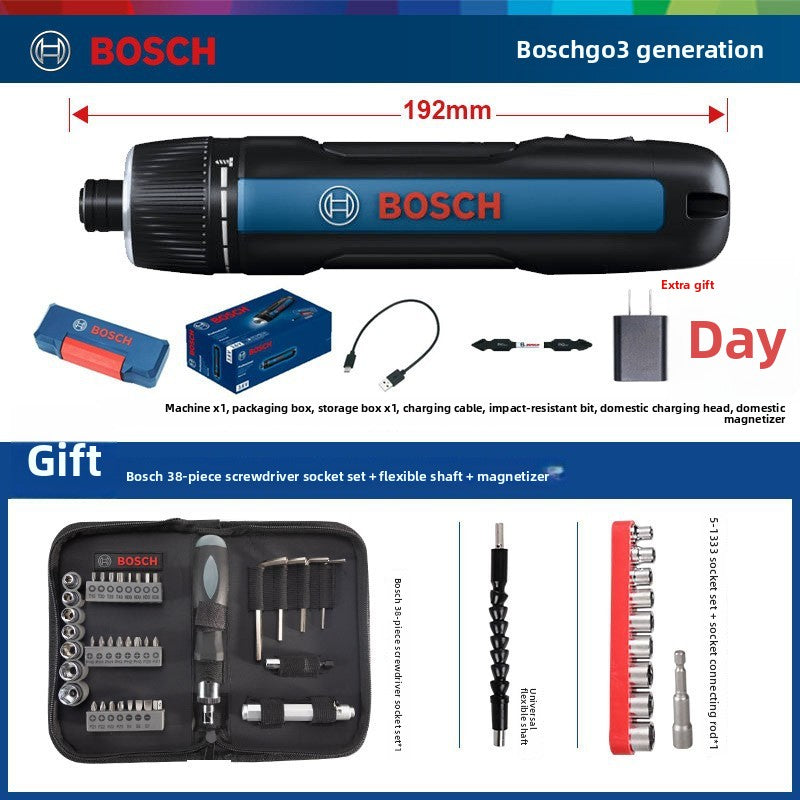 Bosch Electric Screwdriver Mini Rechargeable Driver Bosch Go2 Generation Household 3.6v Doctor Electric Screwdriver