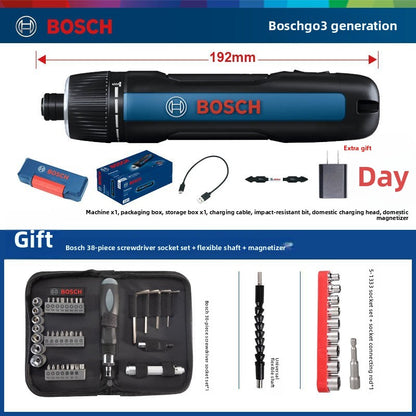 Bosch Electric Screwdriver Mini Rechargeable Driver Bosch Go2 Generation Household 3.6v Doctor Electric Screwdriver