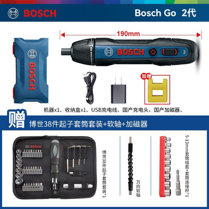 Bosch Electric Screwdriver Mini Rechargeable Driver Bosch Go2 Generation Household 3.6v Doctor Electric Screwdriver