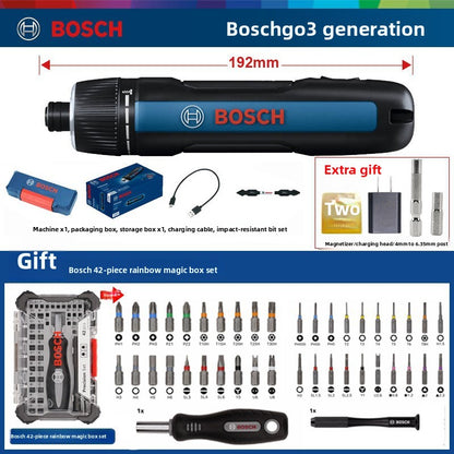 Bosch Electric Screwdriver Mini Rechargeable Driver Bosch Go2 Generation Household 3.6v Doctor Electric Screwdriver