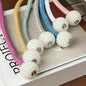 Curtain Tiebacks Pearl Magnetic Buckle Curtain Buckle No-Drill Hanging Ball Tie Strap Sheer Curtain Storage Binding Strap Nozzle