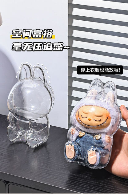 Third Generation Protective Case Transparent Vinyl Bubble Mart Dust Cover Front High Energy Figure Protective Shell Front High Energy