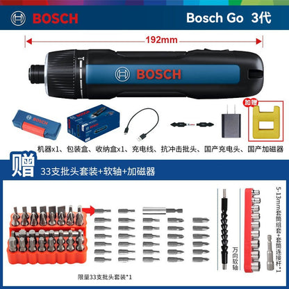 Bosch Electric Screwdriver Mini Rechargeable Driver Bosch Go2 Generation Household 3.6v Doctor Electric Screwdriver