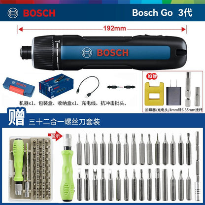 Bosch Electric Screwdriver Mini Rechargeable Driver Bosch Go2 Generation Household 3.6v Doctor Electric Screwdriver