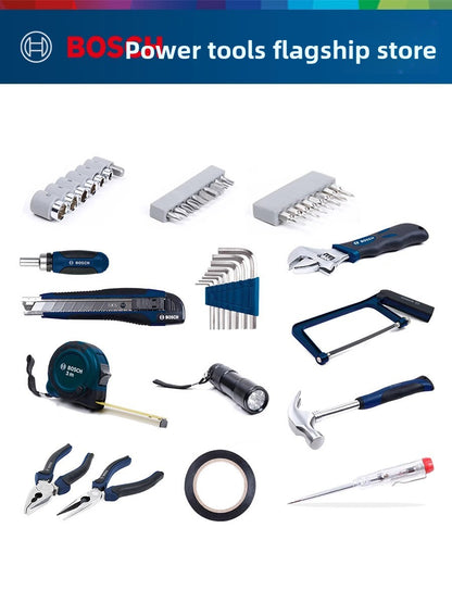 Bosch Multifunctional Household Repair Hardware Tool Set Electrician Carpenter Multifunctional Special Repair 108-Piece Set