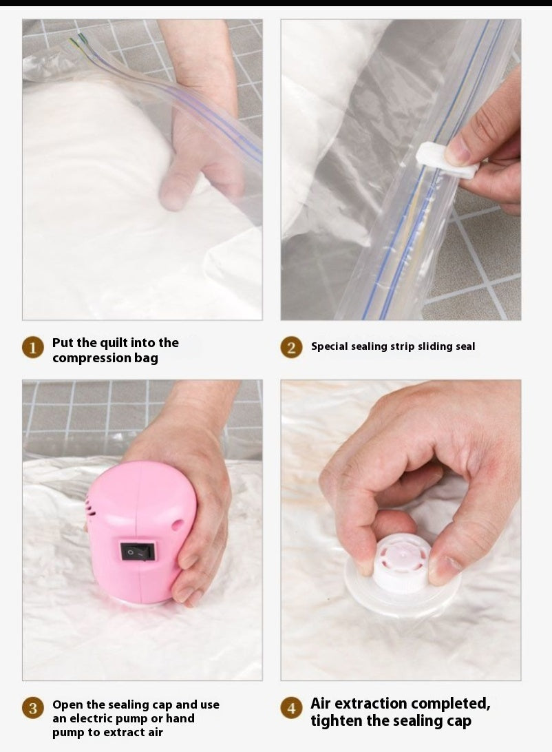 Vacuum Compression Bag for Quilts, Travel, Student Dormitory, Clothes, Down Jackets, Luggage Storage, Moisture-Proof