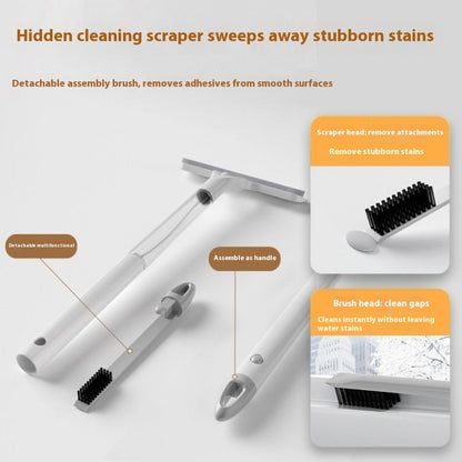 Household Silicone 3-in-1 Cleaning Mirror Glass Wiper Magic Spray Water Scraper Multi-Functional Special Cleaning Tool