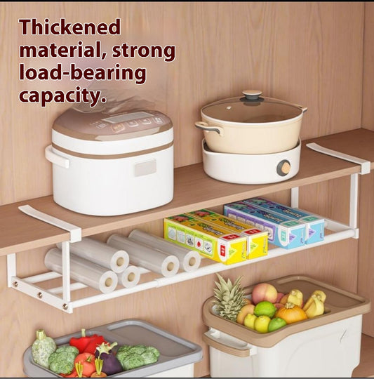 Shoe Rack for Home Use, Expandable Shoe Cabinet with Layered Shelves, Shoe Holder with Hanging Baskets, Storage Rack for Organizing Shoes, No-Drill Bracket